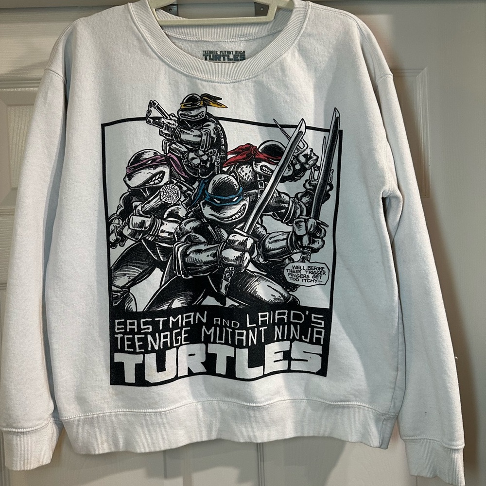 Vintage Comic Teenage Mutant Ninja Turtles Crewneck Sweater